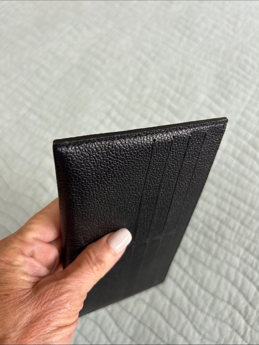 Louis Vuitton Black Leather Card Holder - Picture 4 of 8